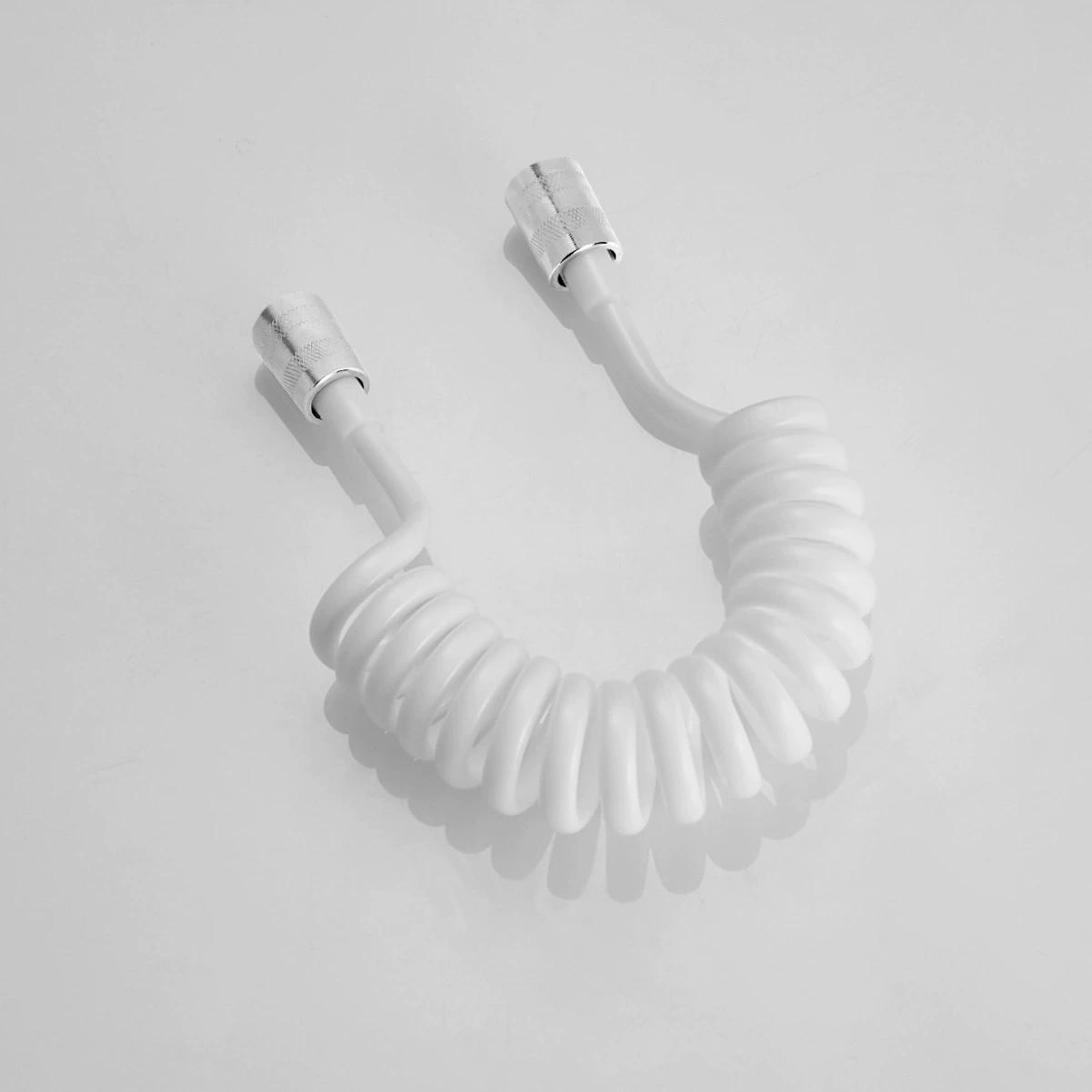 

PVC Flexible Stainless Steel Plumbing Hose Shower Head Tube Flexible Bathroom Pipe Bath Accessories