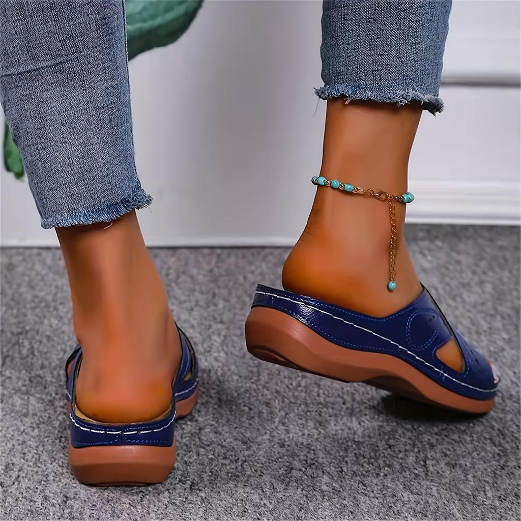 Women'S Comfortable Low Heel Platform Sandals