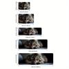 1Pcs cute Cat Pattern Floor Mat Modern Kitchen polyester Rug Non-Slip Colorful Indoor Carpet, For Home Bathroom Bedroom Living Room Decor