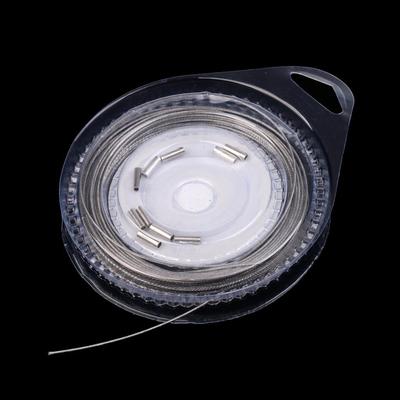 7 Strands Steel Wire Leader Fishing Line Coated Main Line Tackle 80LB /