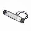 1pcs 12V 6LED Side Marker Light Trailer Truck Boat BUS Indicator RV Lamp White