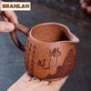 320ml Yixing Zisha Nezha Wood-fired Porcelain Tea Pitcher Pour Tea Cha Hai Dispenser Justice Cup Fair Mug Tea Set Supplies Craft