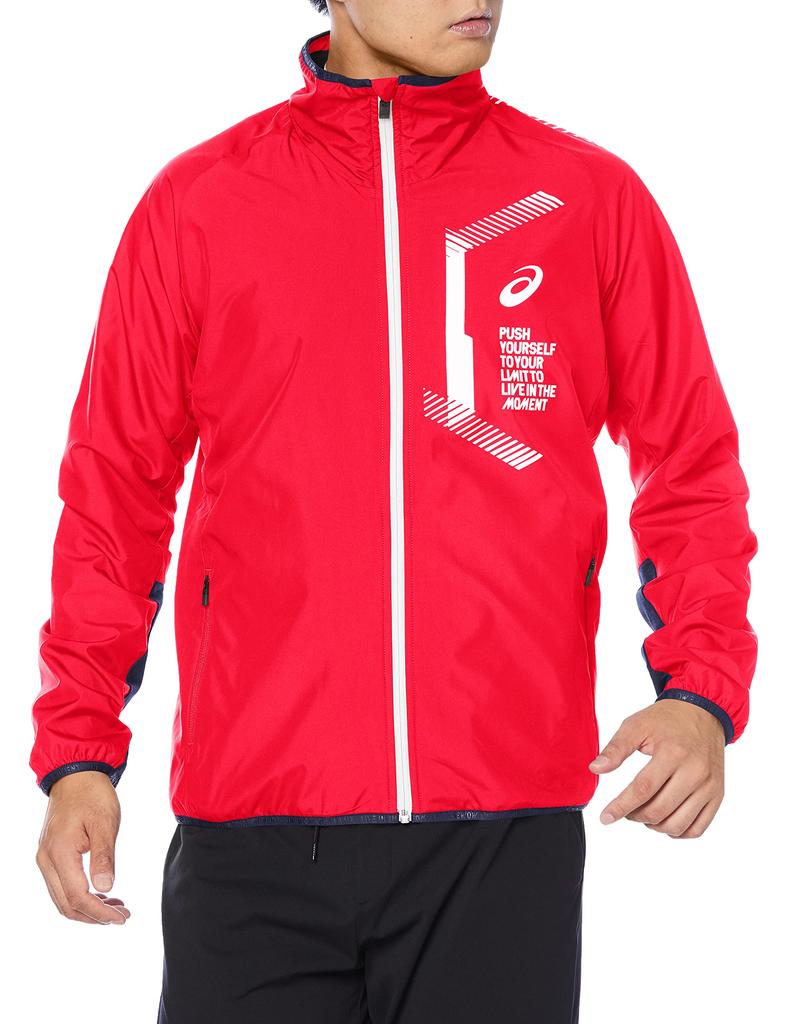 LIMO Tricot Lining Breaker Jacket 2031C673 Training Wear [Asics] Men's
