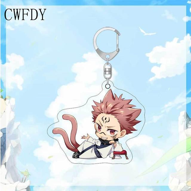 Anime Geto Suguru Ryomen Sukuna Fushiguro Toji Nanami Kento Okkotsu Yuta Inumaki Toge Acrylic Keychains Pendants Figure Toy Gift