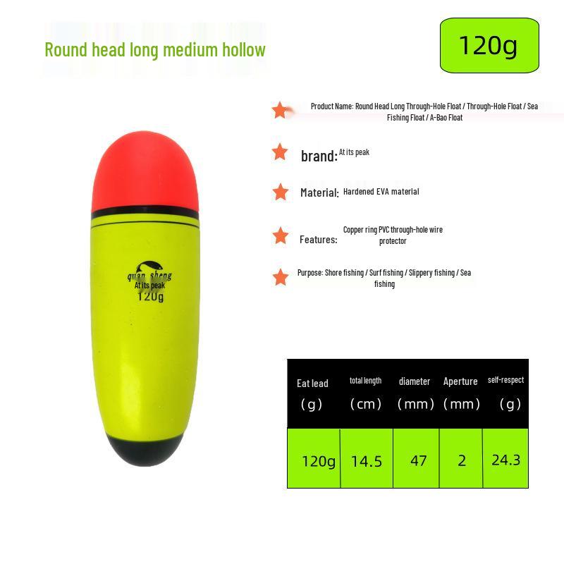 Zhongtong Dual Use Long Cast Fishing Rod with Day & Night Anti-Collision Float for Carp and Rock Fishing
