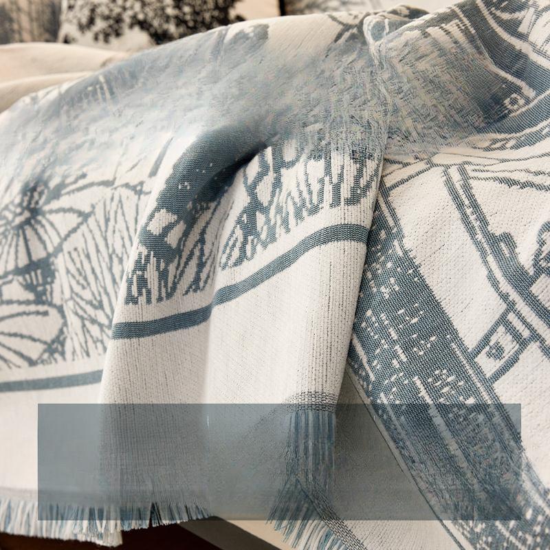 Chinese Style High Sense Sofa Towel Chenille Sofa Cover Cloth Four Seasons Universal Anti-Scratching Sofa Cover Sofa Cover