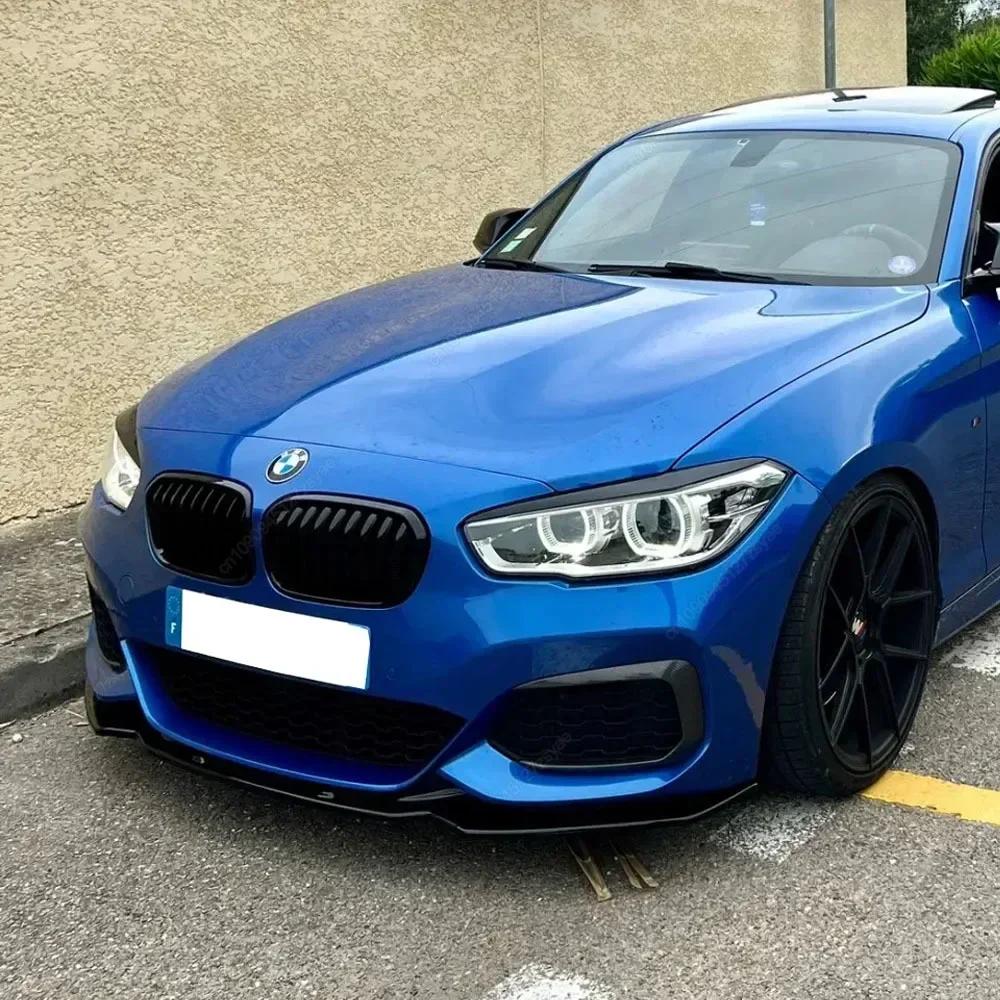 M-Sport Front Lip Bumper Blade for BMW 1 Series F20 F21 M-Pack 2012 2013 2014 2015 2016 2017 2018 2019 118i 120i M135i M140i