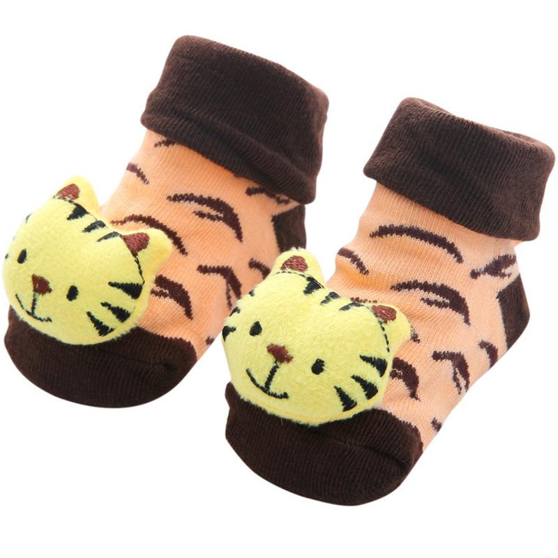 Baby Socks Girls Boys Newborn Accessories Anti Slip Cartoon Animals Kids Toddlers Gift Clothes Children Infant Stuff Clothes Bow