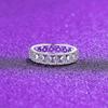 2025 European & American Style Moissanite 925 Sterling Silver Ring for Women - Exquisite Versatile Fashion