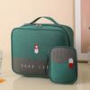 Portable First Aid Kit Bag,  Dividers - Oxford Cloth Zippered Storage for Home Emergency, Travel & Outdoor (Empty Bag Only)