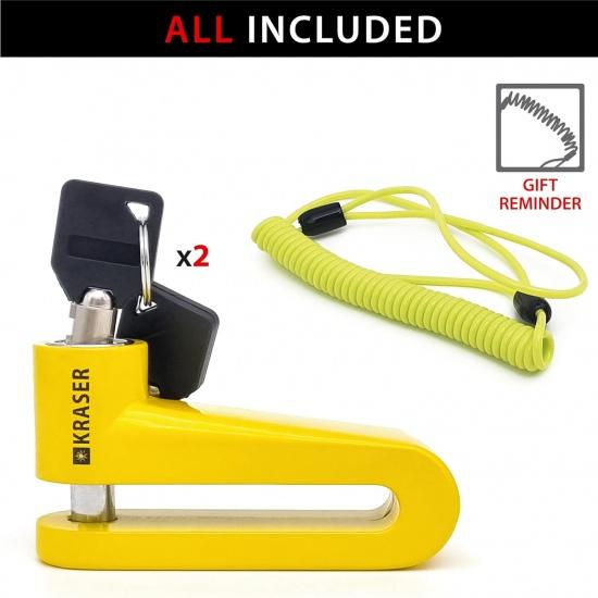 Borsa Protettiva Per Blocco Freno Disco Moto - Impermeabile, Poliestere, 8x4x10cm - Foto 7