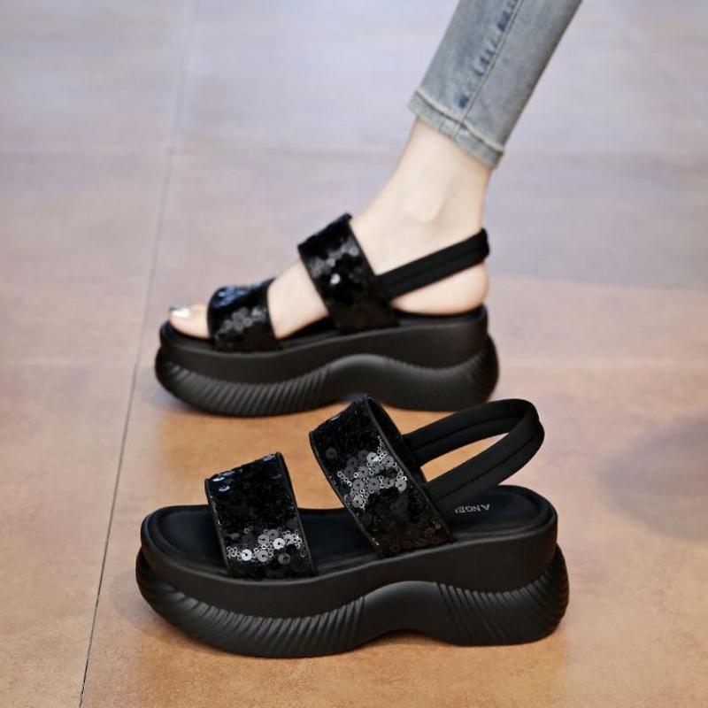 New Summer Platform Sandals for Women, Roman Style, Elegant and Fairy-like