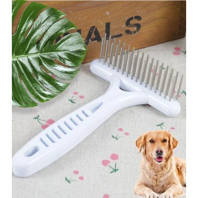 SUPERPET White Rake Pente para Cães Escova Curta Longa Pelos Queda de Pelo Removedor de Gatos Escova para Cães Ferramentas de Higiene Suprimentos para Cães de Estimação