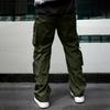 Men's Multi-Pocket Cargo Pants Loose Fit Casual Long Trousers for Everyday Wear and Outdoor Activities