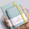 A7 Mini Notebook: Compact A6 with Colored Band - Portable Student Memo Pocket Planner