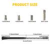 Universal 9inch Antenna Car Replacement Anti Noise Beesting Aerial FM Radio Antenna with Screws For Mazda 3 Opel BMW Seat Suzuki