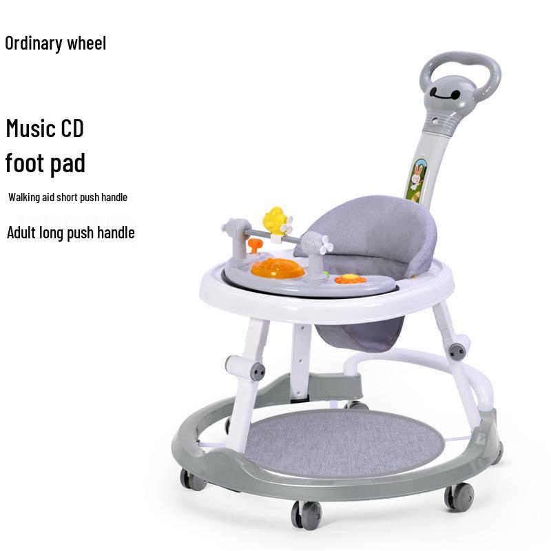 Multi-Function Baby Walker: Anti-Fall, Anti-Rollover, U-Shaped, Suitable for Boys & Girls.