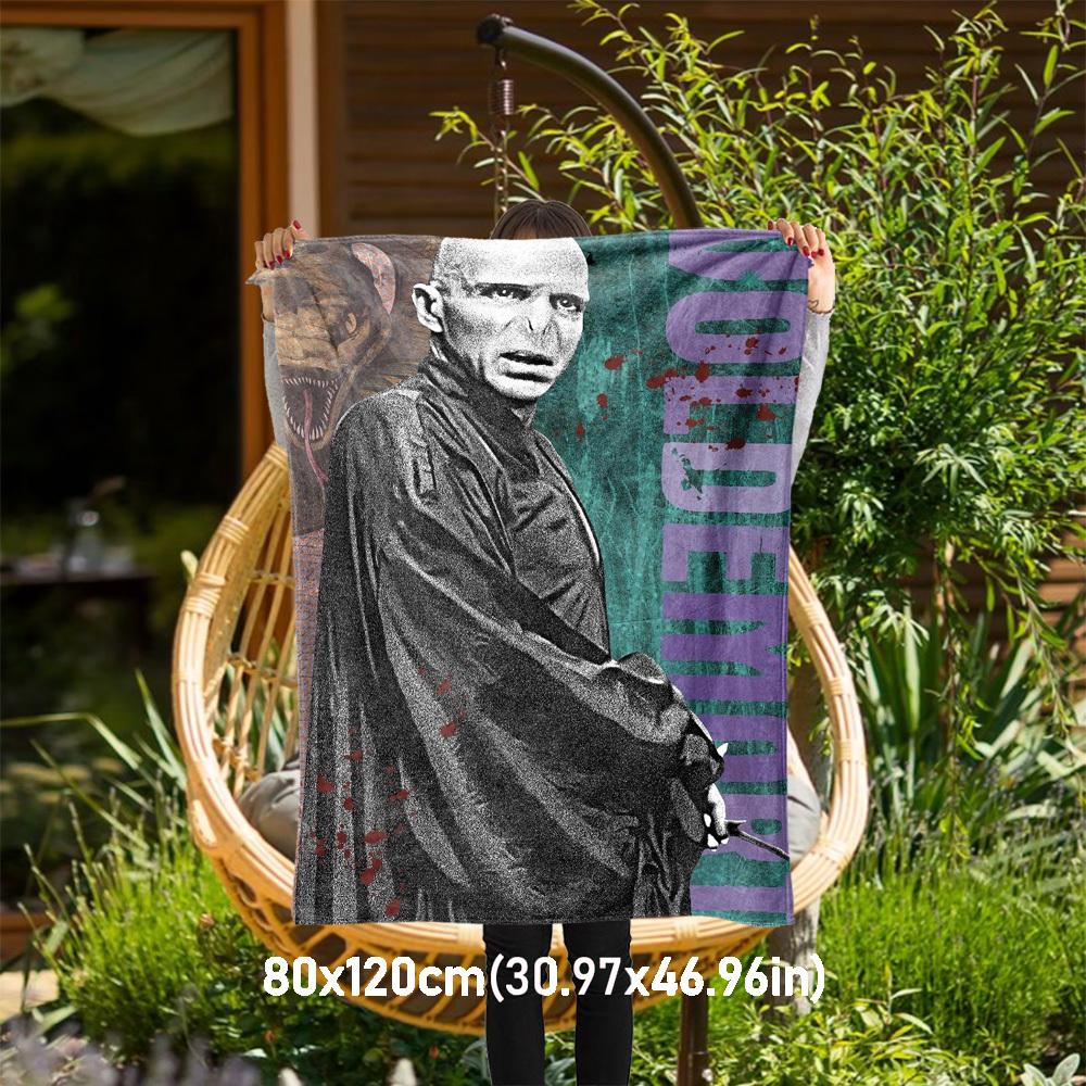1pc golden demon Outdoor Flannel Throw Blanket All Season Soft Warmth,Home Decor 1031061 80x120cm