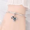 Travel Style Airplane Camera Luggage Charm Bead Jewelry Necklace Bracelet Accessory Set