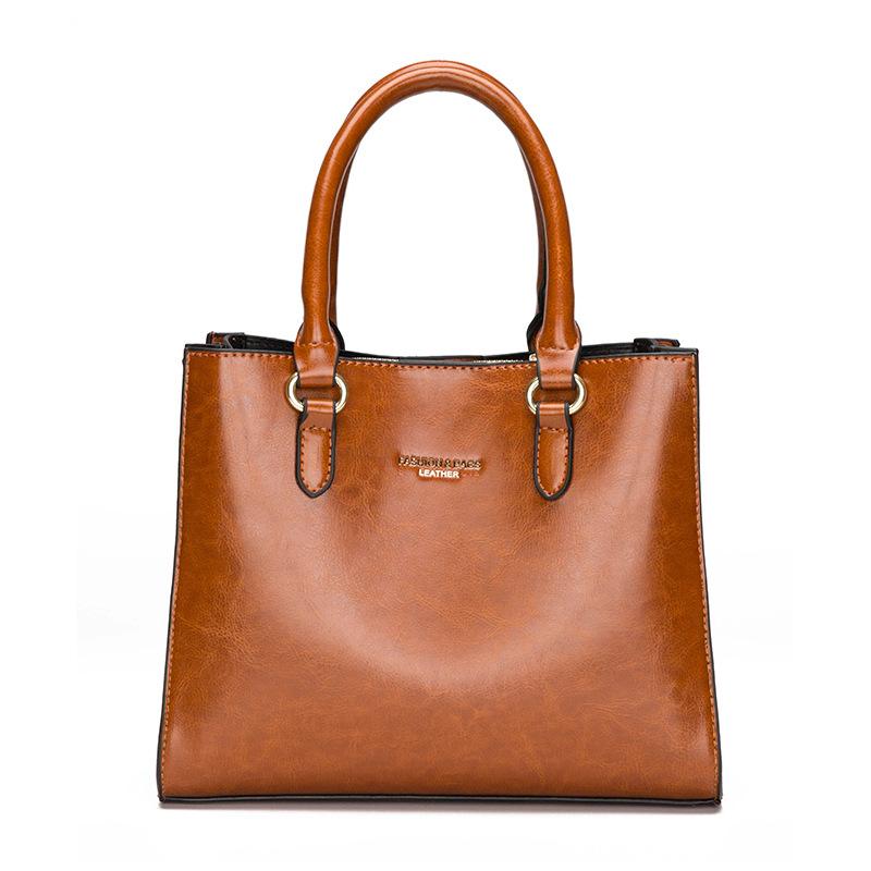 Sacs pour femmes 2021 Nouveau Sac Mère et Fille en Cuir PU Couleur Unie Grand Capacité Sac à Bandoulière Sac de Shopping