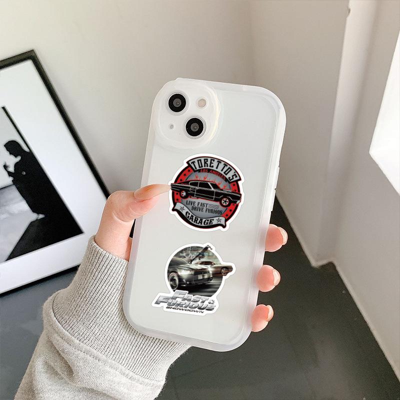 53 Fast & Furious Stickers: Stylish, Exquisite, Waterproof Graffiti Stickers for Personalized Phone Decoration