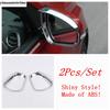 Rearview Mirror Rain Eyebrow / Side Door Handle Cover Trim ABS Chrome Exterior Accessories For Suzuki Vitara Escudo 2015 -