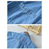 Simple Short-Sleeved Shirt For Men Casual Youth Denim Shirt Jacket For Men