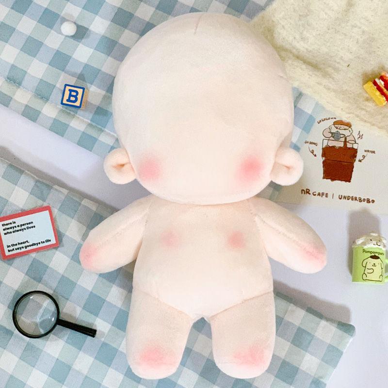 1Pcs 20CM Dolls Body Cotton Stuffed Embroidery Blank Changing Dressing Game Playing House Handmade Toys DIY Doll Accessories