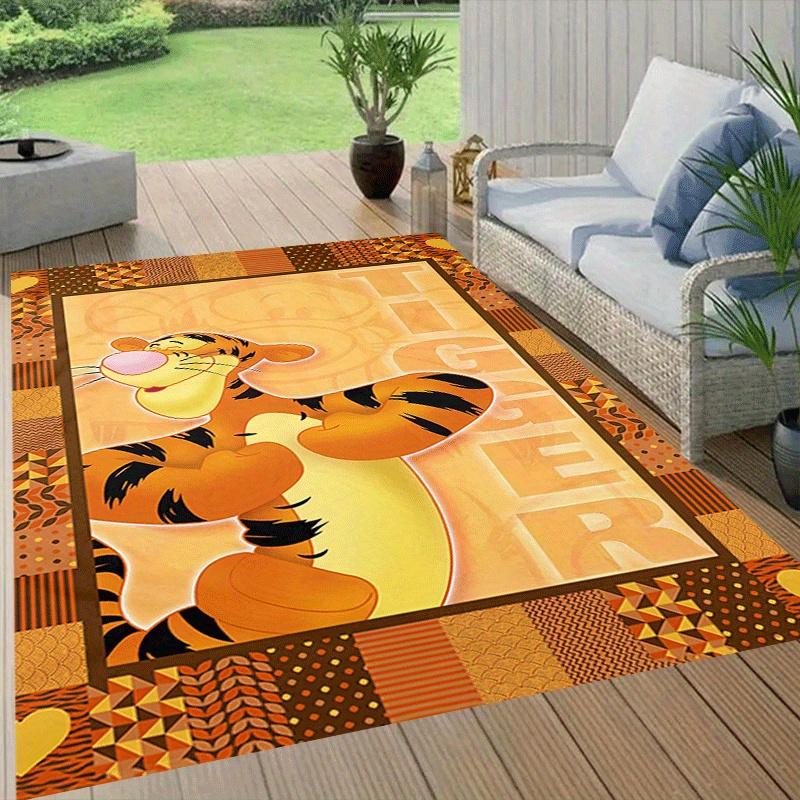 1pc Tigger Carpet Area Rug, Bedroom, and Playroom Durable, Stain-Resistant, and Easy To Clean, Living Room