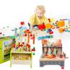 Colorful Wooden Tool Workbench Interactive Educational Toy For Children Age 4-6