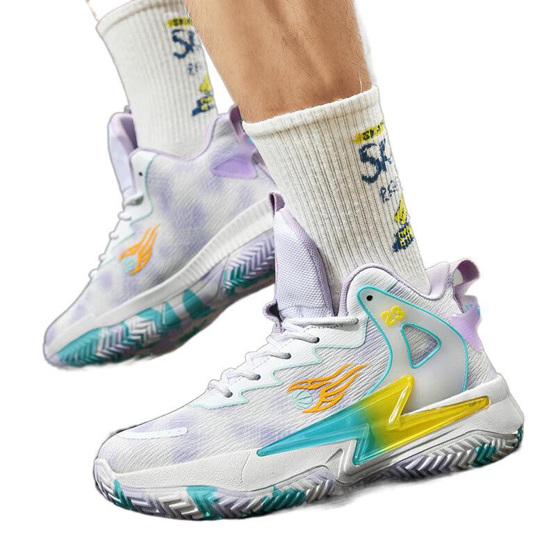 2025 new summer men's shoes 13 youth basketball sports shoes male 15-year-old junior high school students shock-absorbing running shoes