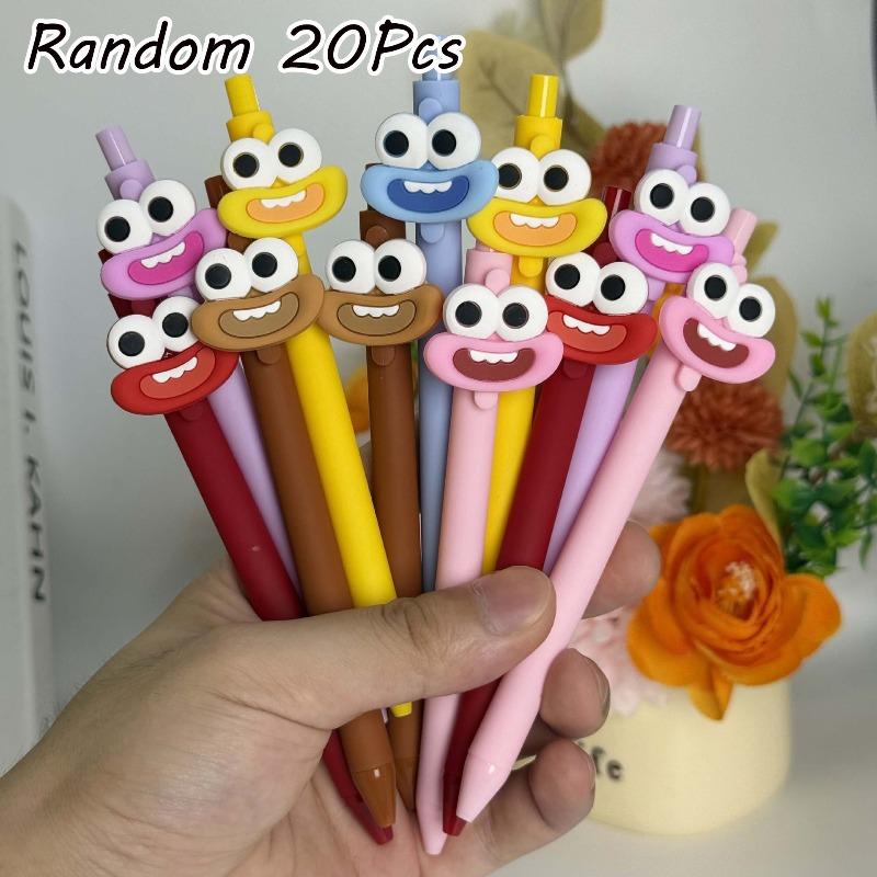 

10Pcs Neutral Pen Black Ink Pens 0.7mm Smooth Writing Pens Signature Office Desk Stationary Accessories Gifts School Supplies Random style 10Pcs
