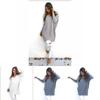 Sweet Girly Vneck Pullover Long Sleeve Top Womens Slim Fit Polyester Autumn Casual