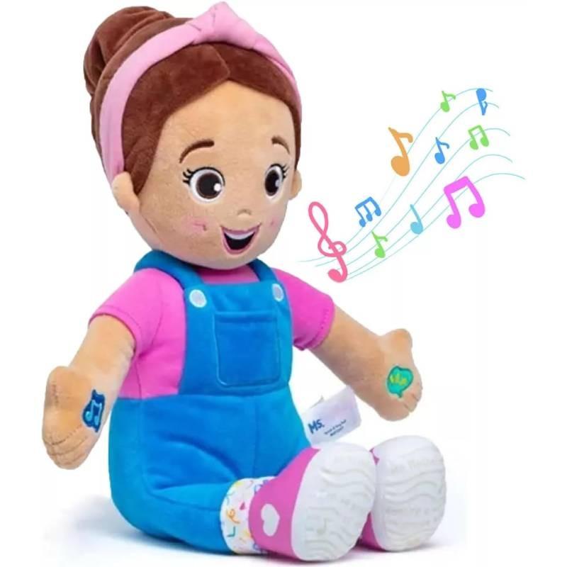 Adorable Ms Rachel Plush Doll Soft Cotton Stuffed Toy For Kids With Comforting Features
