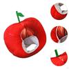 Plush Fruit Headgear Toy Head Cover for Cosplay Stage Performance Holiday