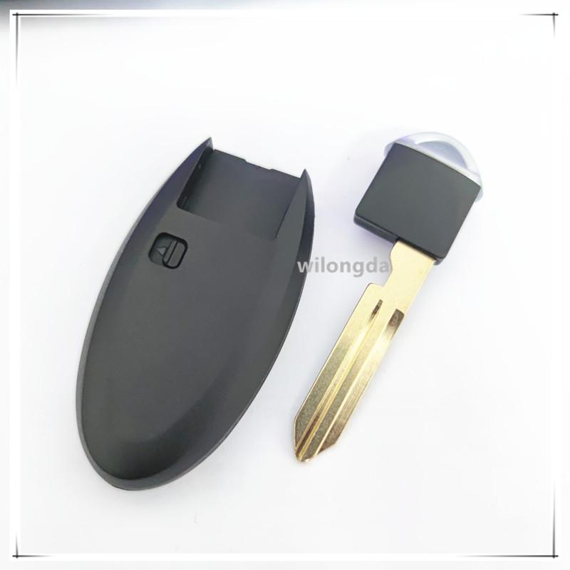 Smart Remote Key 2/3 Button Compatible for Nissan Qashqai J11 X-Trail T32 434MHz with 4A Chip Car Key Replacement for S180144102