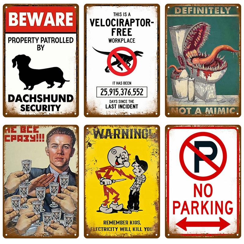 Bedroom Man Cave Bar Tin Signs Home Wall Metal Signs Vintage Decorations Items Aesthetic Room Decor Art Luxury Posters Retro Pub