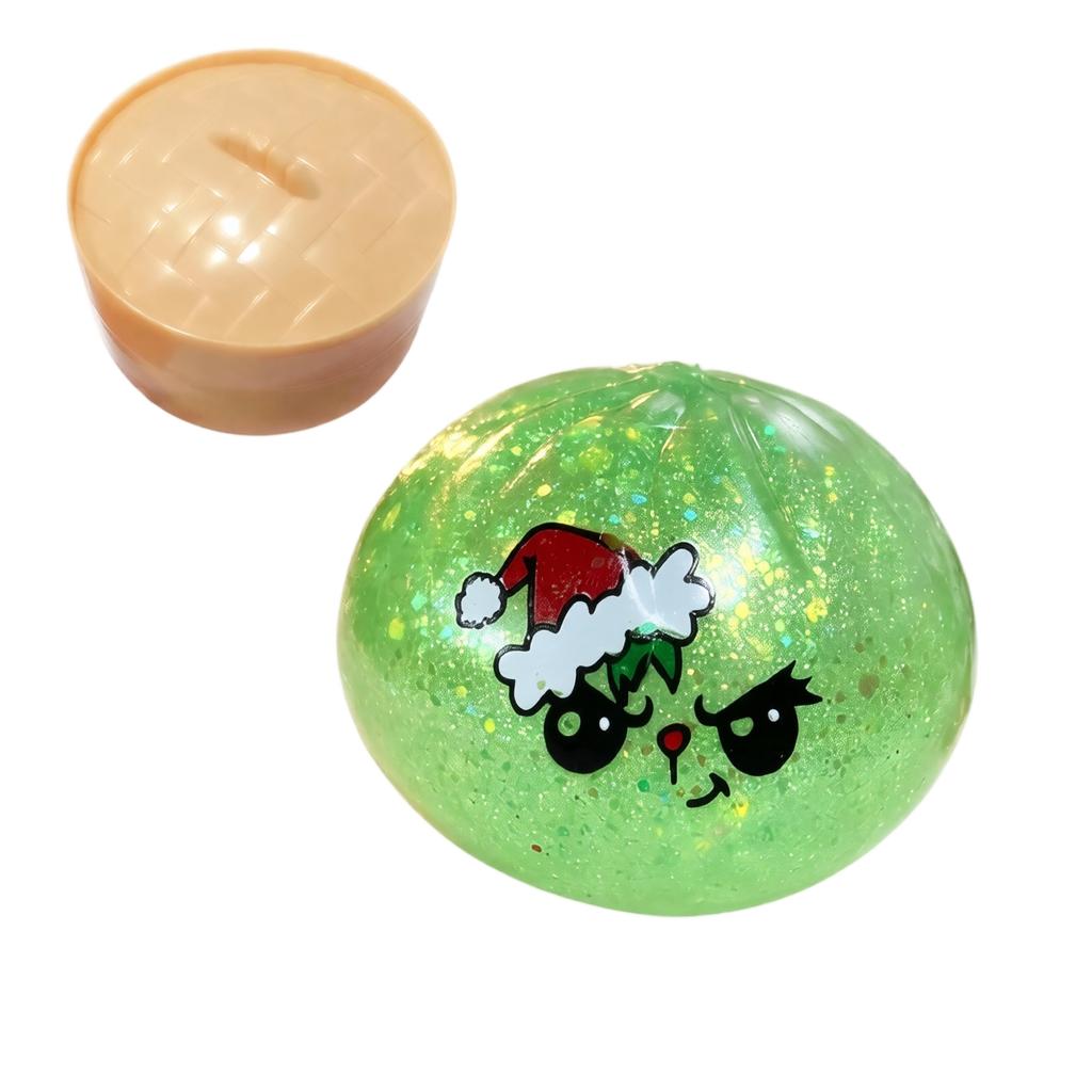 Christmas Baozi Toy with Steamer Basket, Slow Rising Toy