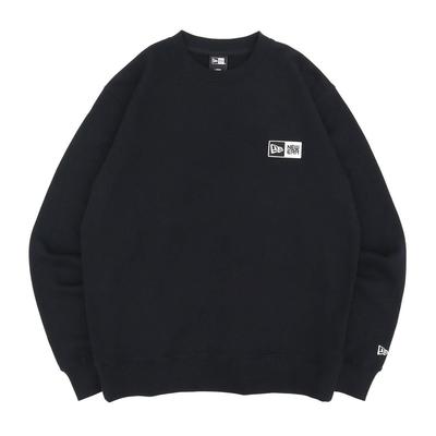 Sweat-shirt à col rond New Era Taille Box ONSPOTZ Parfait pour les sorties et les voyages (14507994, NER35A5166), Noir, L, Logo, Exclusif, Unisexe, Streetwear,