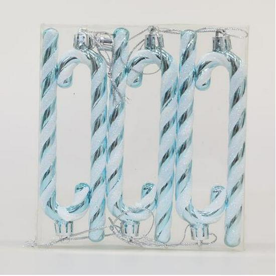 Plastic Candy Cane Christmas Ornaments - Festive Holiday Decorations and Gifts