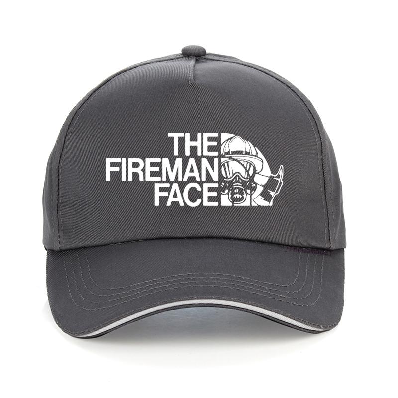 Funny The Firefighter Face Baseball Cap Fireman Gifts Summer Style Adjustable Dad Hat Men Women Snapback Hats