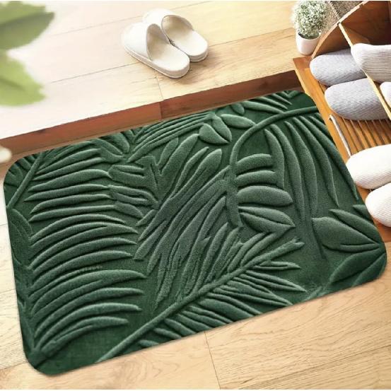 3D 3D Carpet Diatomaceous Earth Mat Bathroom Water-Absorbing Foot Mat Entrance Wear-Resistant Doormat