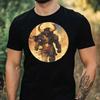 T-Shirt Herren Minotaurus Comic Motiv Baumwolle Größe XS bis 5XL