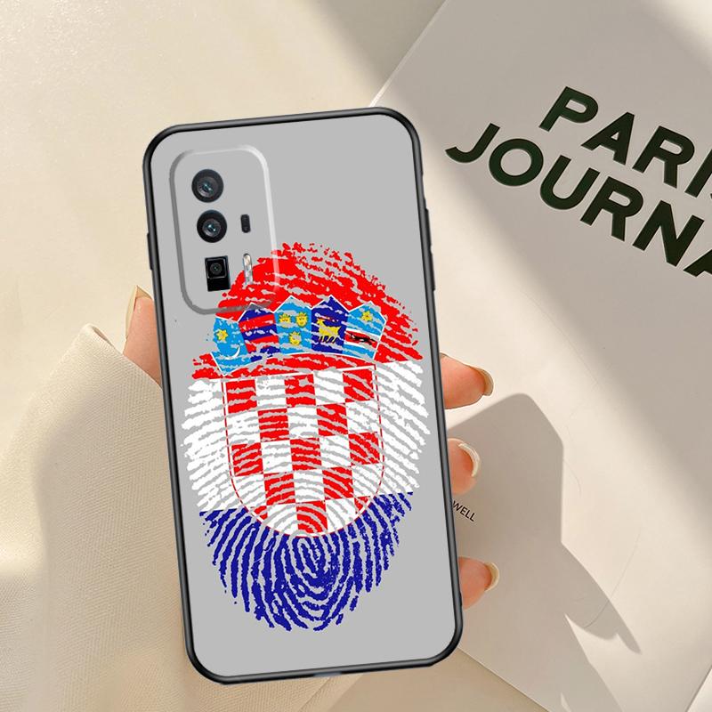 Croatia flag Case For Xiaomi 15 14 Ultra 13T 14T 15T Pro 17 Pro Max POCO X7 Pro X3 X5 X6 F5 F6 F7 F8 Coque