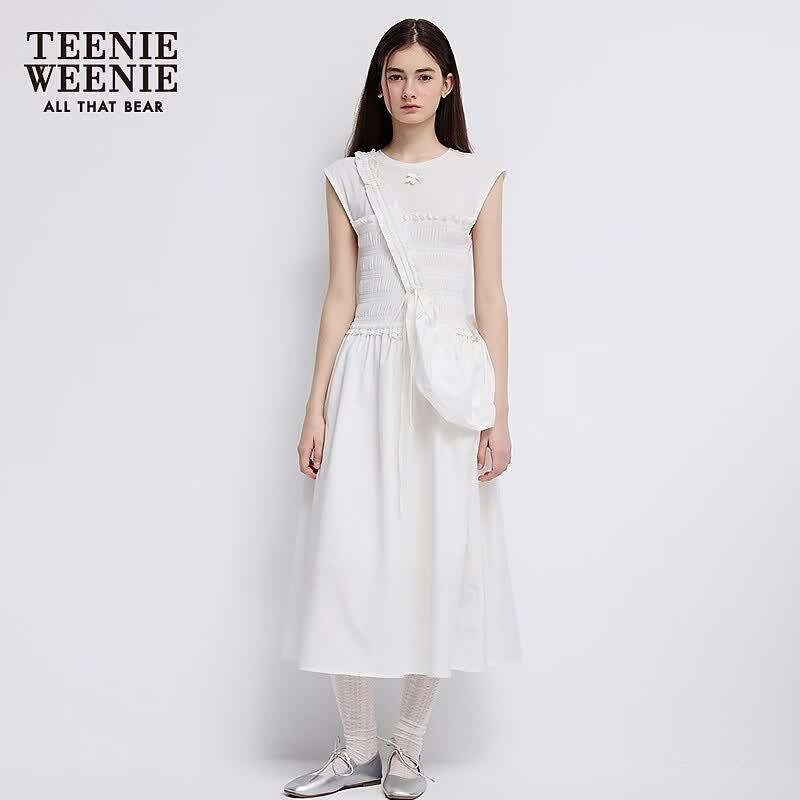 Teenie Weenie Bear Simple Long Dress S