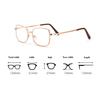 Retro Metal Frame Presbyopic Glasses Women Men Resin Comfortable Lightweight Reading Glasses Eyeglasses Diopter +1.0 ...+4.0
