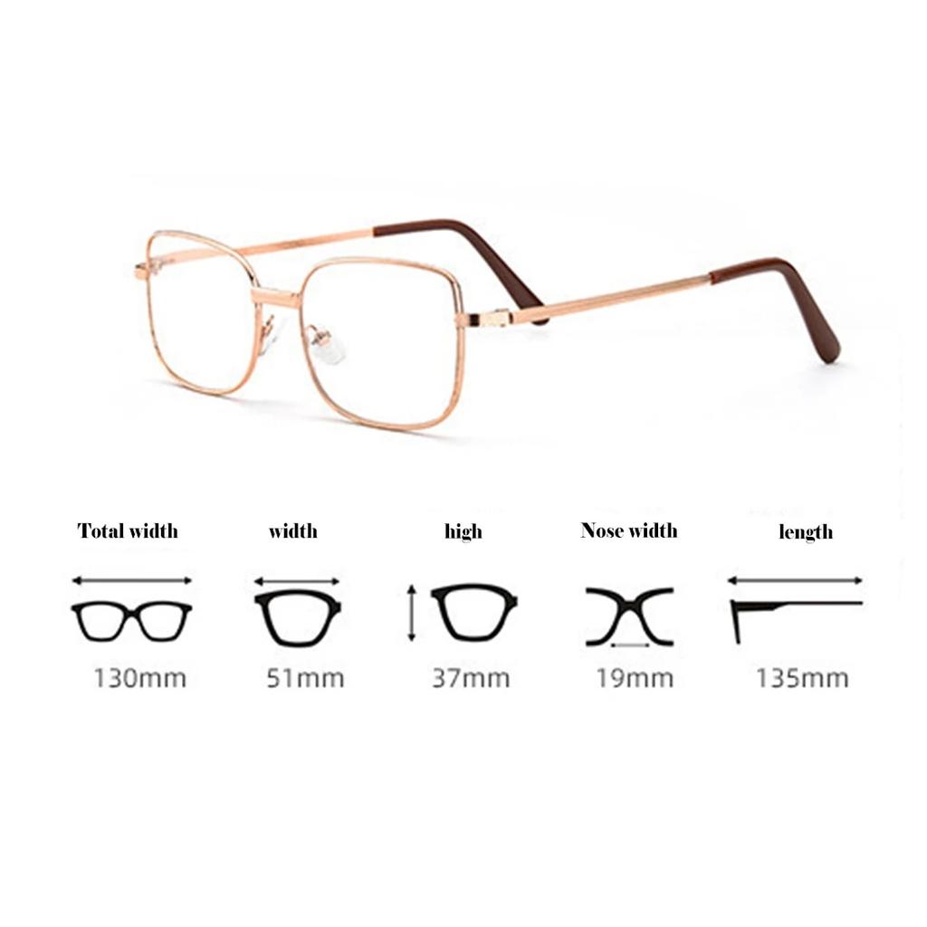 Retro Metal Frame Presbyopic Glasses Women Men Resin Comfortable Lightweight Reading Glasses Eyeglasses Diopter +1.0 ...+4.0