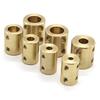 Brass Rigid Motor Shaft Coupling 3.17/4/5/6/8/10/12mm Coupler Transmission Connector Sleeve Adapter For RC Boat Car Airplane