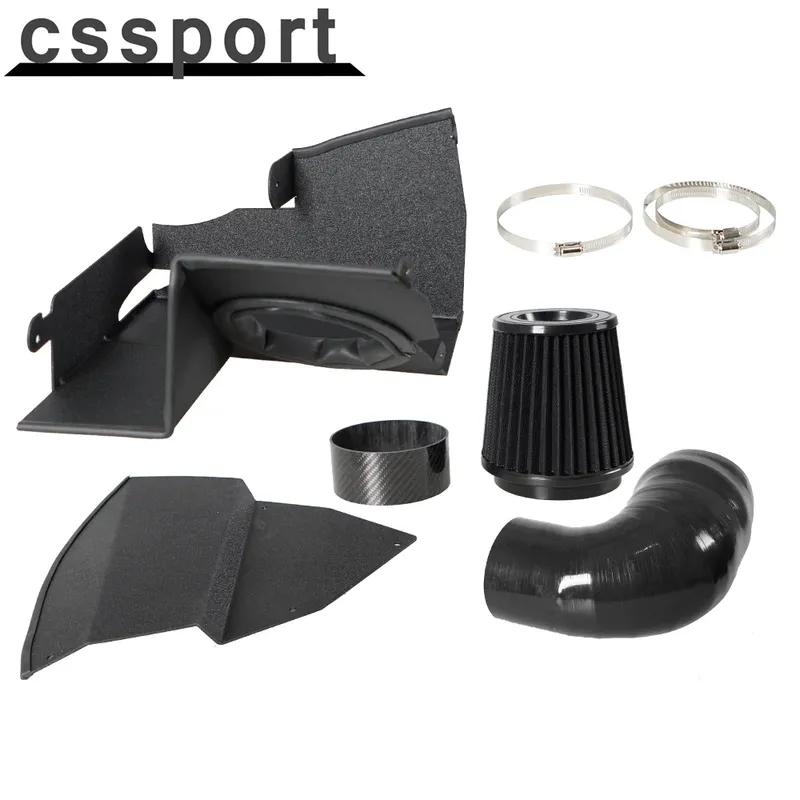 Hot  Tube Intake Pipe Kit Black Cold Air Filter System Engine Parts Car Air Intake Duct Tube For BMW G20 G21 320I 330I Aluminium