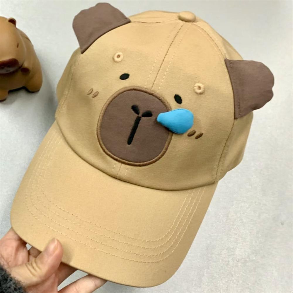 Capybara Runny Nose Fishing Cap Trendy Dad Hats Hot Sale Hip Hop Gorras Four Seasons